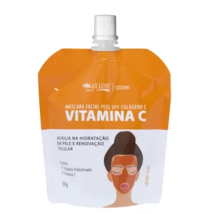 Max Love Máscara Facial Peel Off Vitamina C e Colágeno