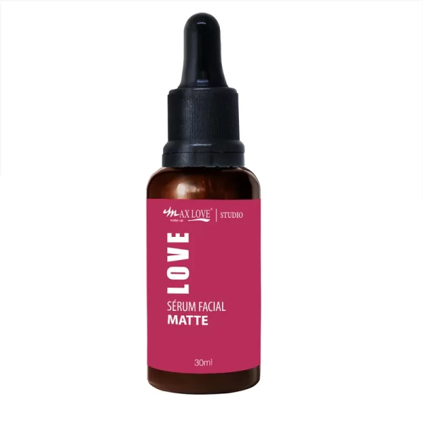 Serum Facial Matte Max Love 30ml - Ideal para cuidados diários com a pele.