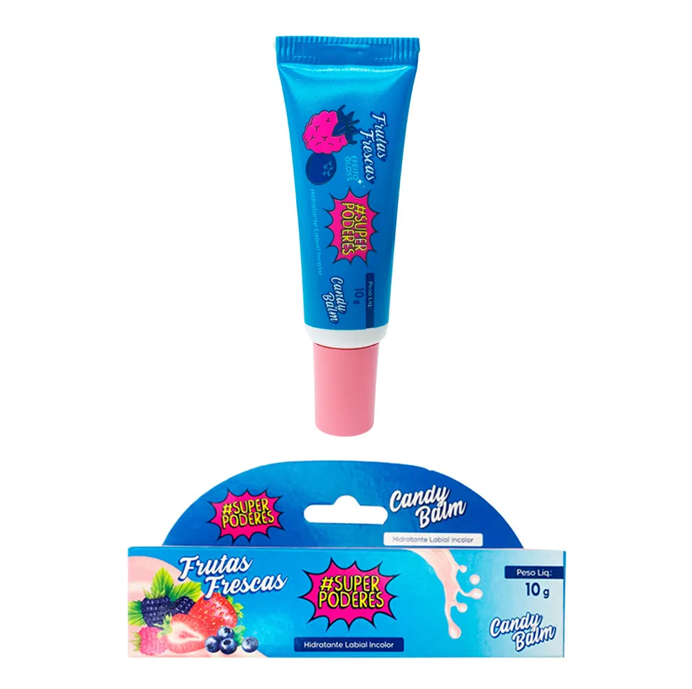 Hidratante Labial Candy Balm Frutas Frescas Super Poderes